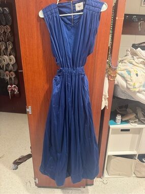 aje soundscape dress blue Soundscape Maxi Dress | Sea Breeze
